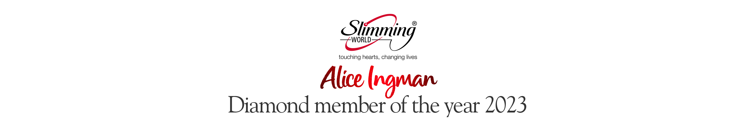 Alice Ingham Diamond member of the year