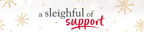 A sleighful of support